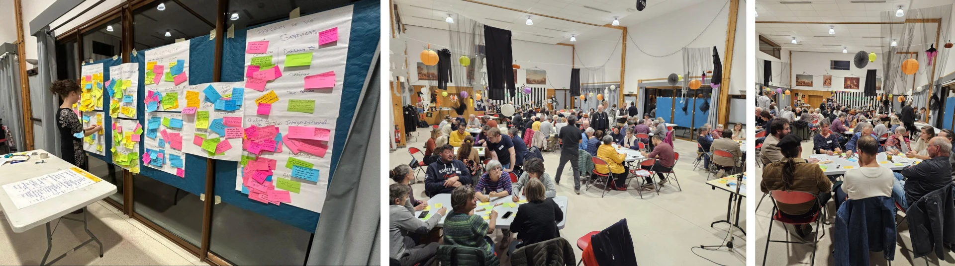 Photos de la réunion participative du 13 novembre